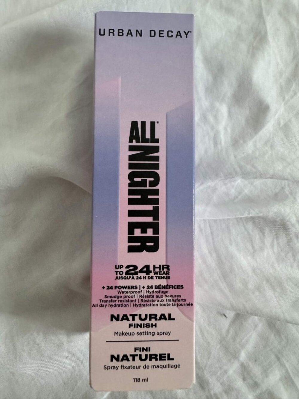 Urban Decay All Nighter Natural Finish Setting Spray 118mL